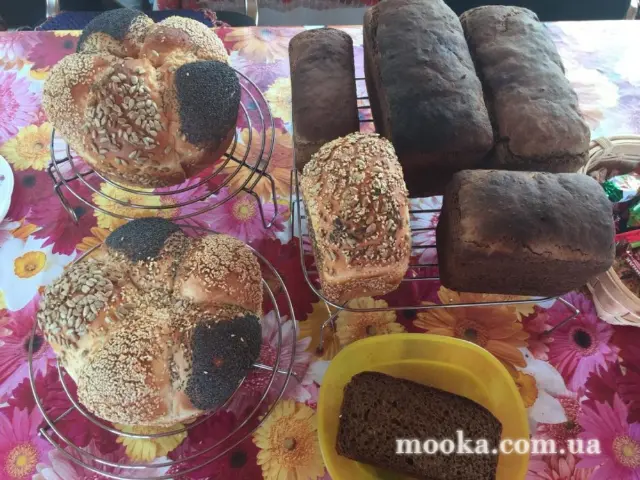 Хлеб на закваске из калины