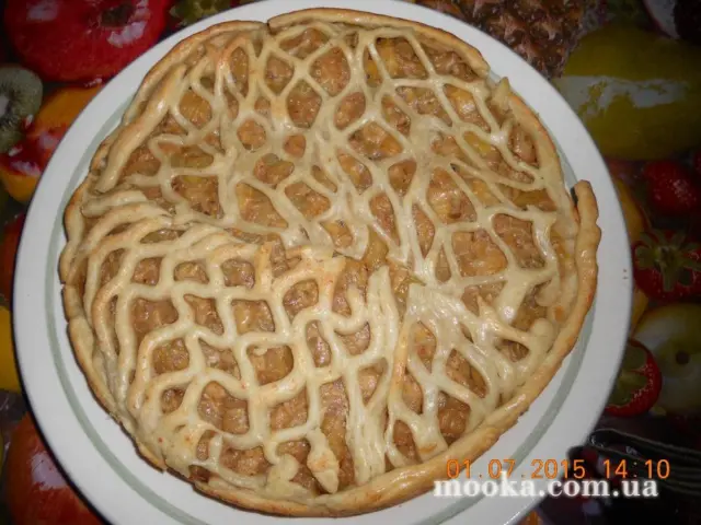 Пирог из творожного теста с кабачками от Штерн