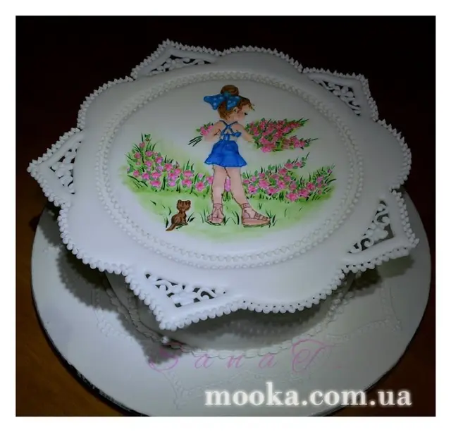 Наши торты, украшенные  айсингом, SugarVeil, Magic decor
