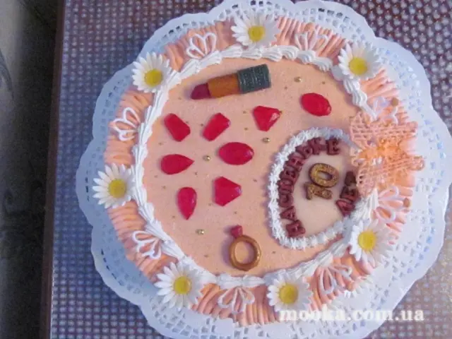 Наши торты, украшенные кремом