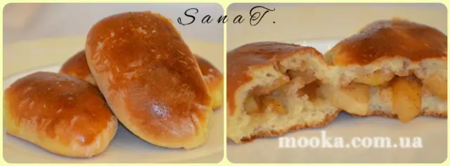 Пирожки с яблоками и корицей