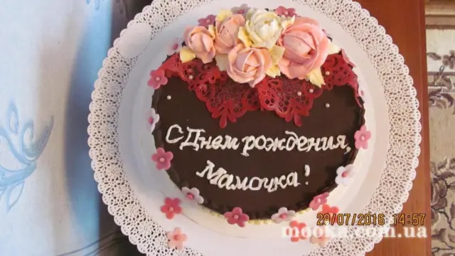 Наши торты, украшенные кремом