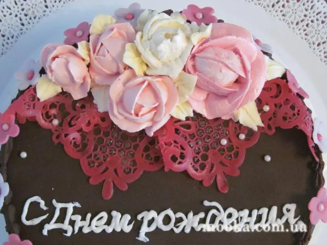 Наши торты, украшенные кремом