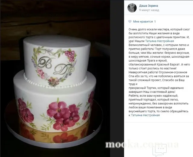 Наши торты, украшенные мастикой