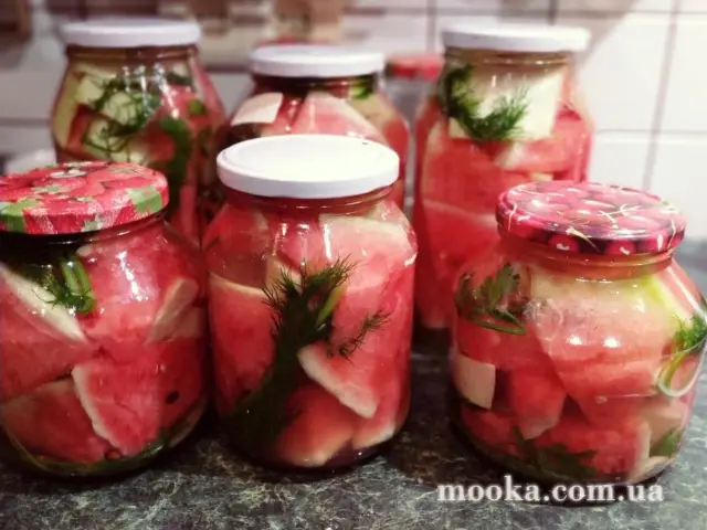Маринований кавун (Арбуз маринованный)