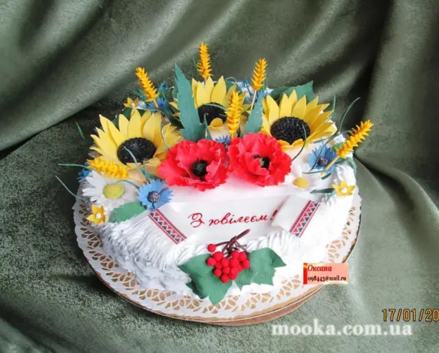 Колоски из айсинга