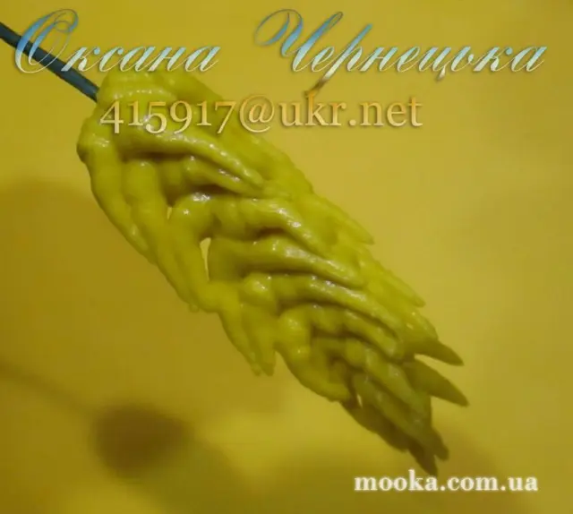 Колоски из айсинга