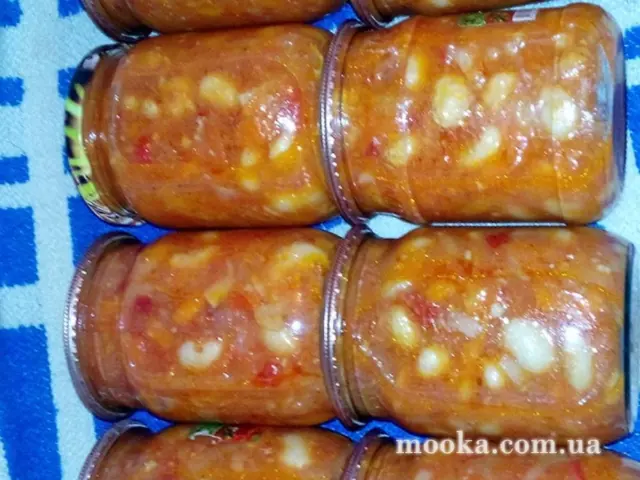 Фасолевый салат ( консервированный)