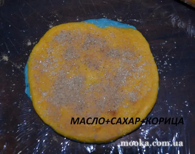 Булочки "Патриотические " из цветной муки Еcomeal