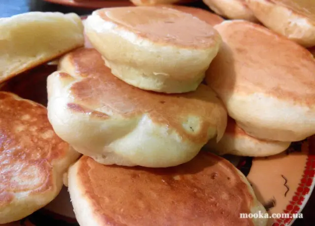 Оладушки пышные