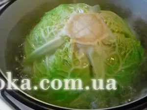 Капуста савойская  фаршированная