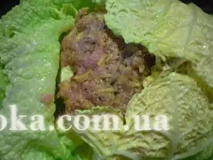 Капуста савойская  фаршированная