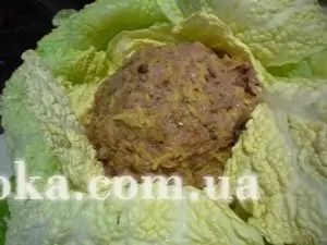 Капуста савойская  фаршированная