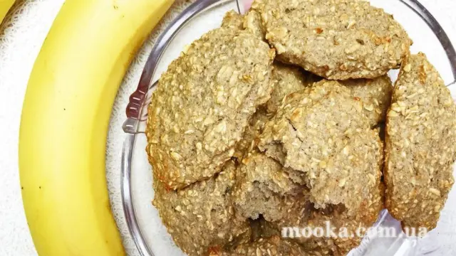 Печенье овсяное с бананом - вкусно и полезно