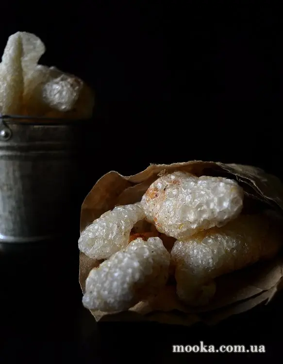 Хрумсалики (Pork Rinds, Chicharron). Шалені шкварки