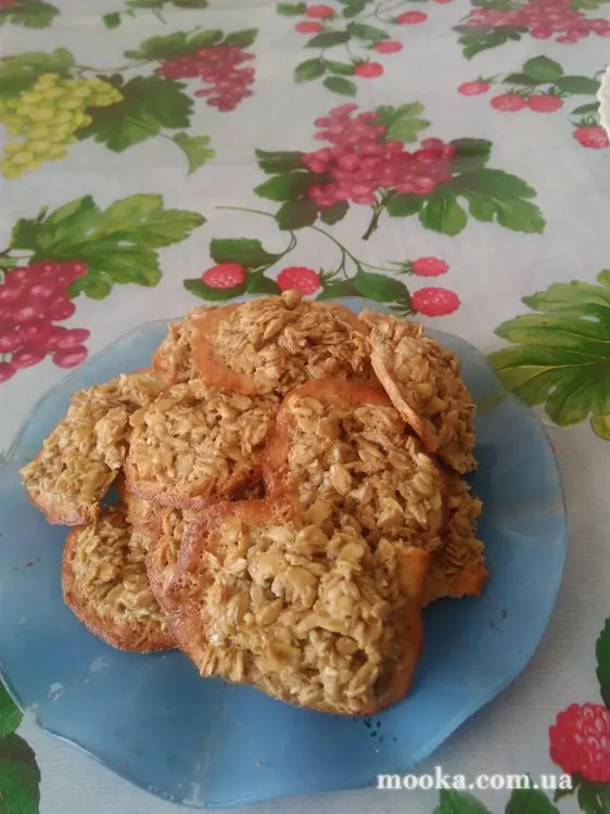Овсяное печенье из хлопьев