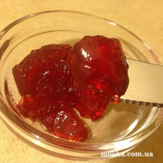 Желе из кизила
