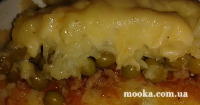 Запеканка быстрая  с сыром и картофелем