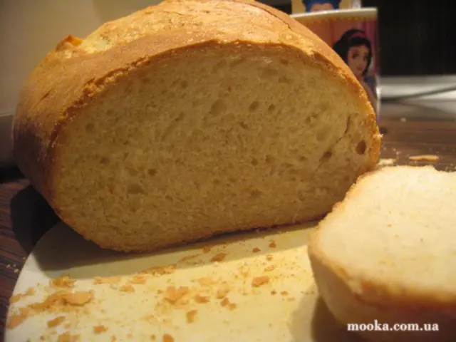 Хлеб пшеничный с яичными белками (очень пышный, не черствеет)