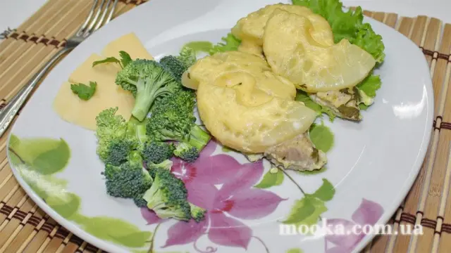 Филе индейки с ананасом