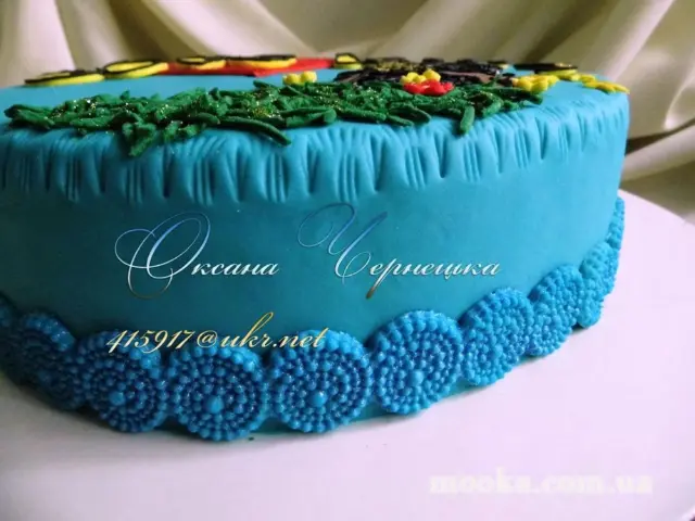 Наши торты, украшенные мастикой