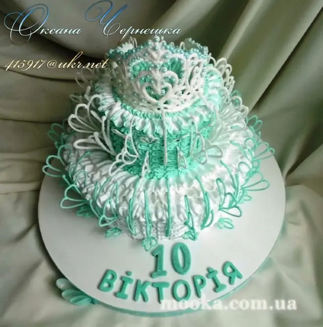 Наши торты, украшенные  айсингом, SugarVeil, Magic decor