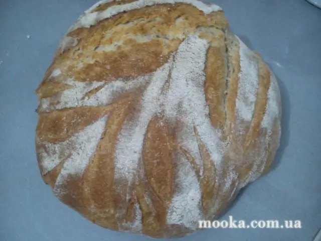 Хлеб на закваске из калины
