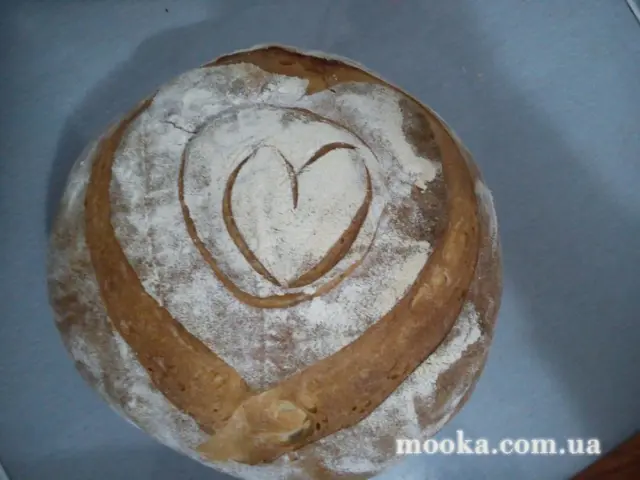 Хлеб на закваске из калины