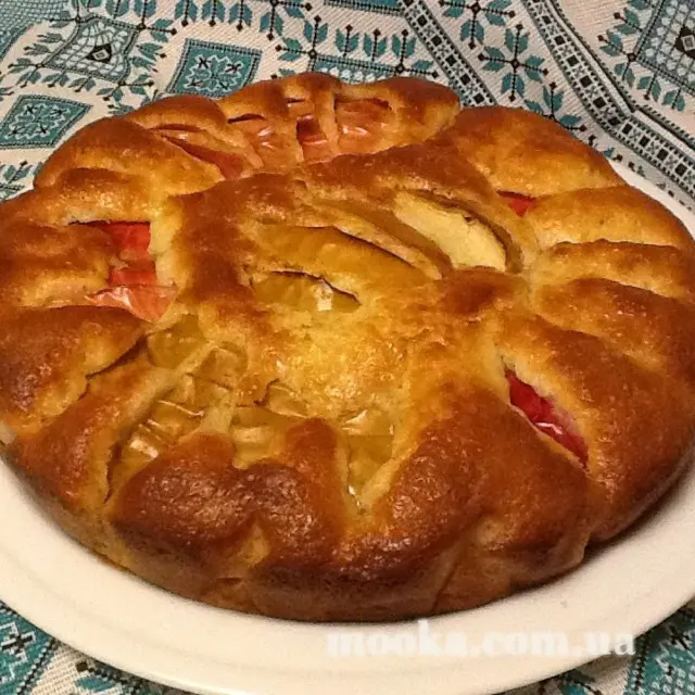 Итальянский деревенский пирог с яблоками