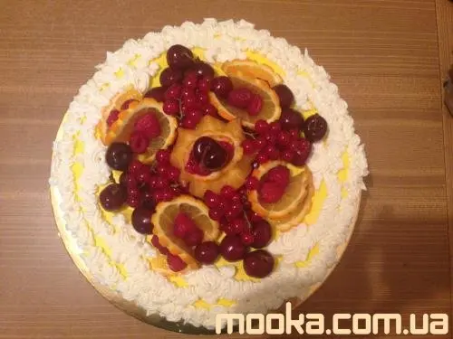 Наши торты, украшенные фруктами