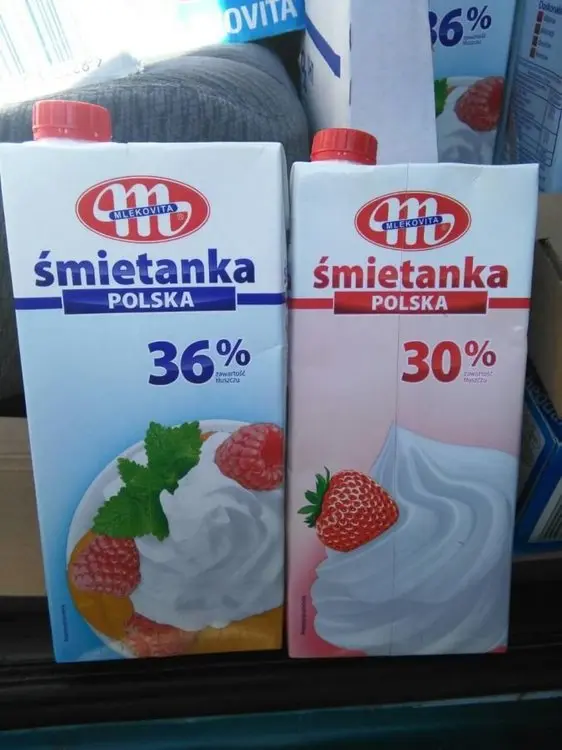 Сливки кондитерские 36% "Млековита".