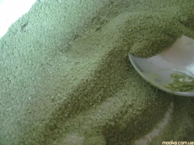 Мороженое с чаем матча и пралине
