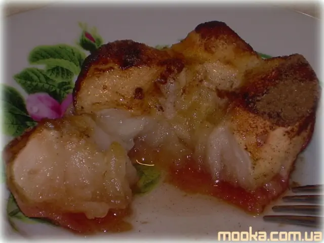 Печеные яблоки с медом и корицей