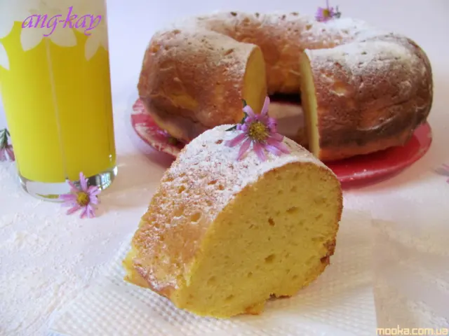 Кекс кукурузный заварной Bolo de fubá