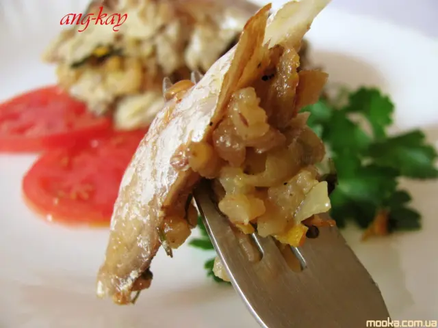 Скумбрия фаршированная