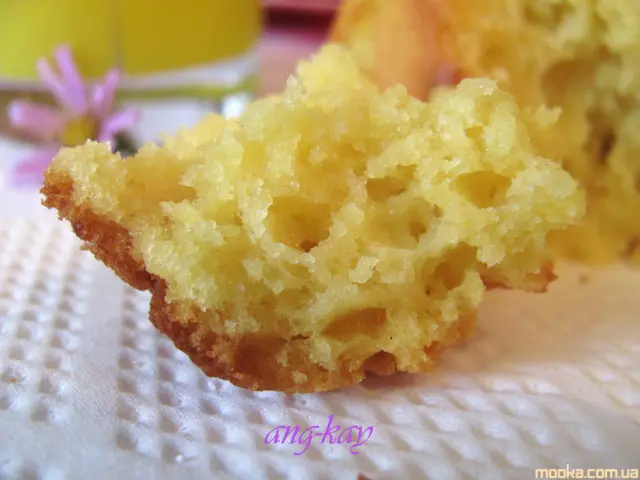 Кекс кукурузный заварной Bolo de fubá