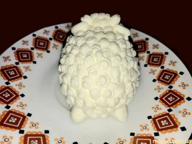 Баранчик (Агнец) из сливочного масла на Пасху
