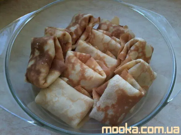 Блинчики с яблоками