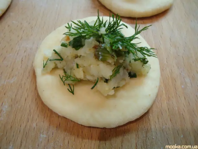 Пирожки с картошкой на картофельном тесте