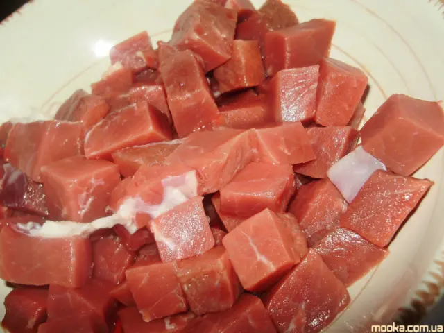 Гуляш из  телятины (Kalbsgulasch)