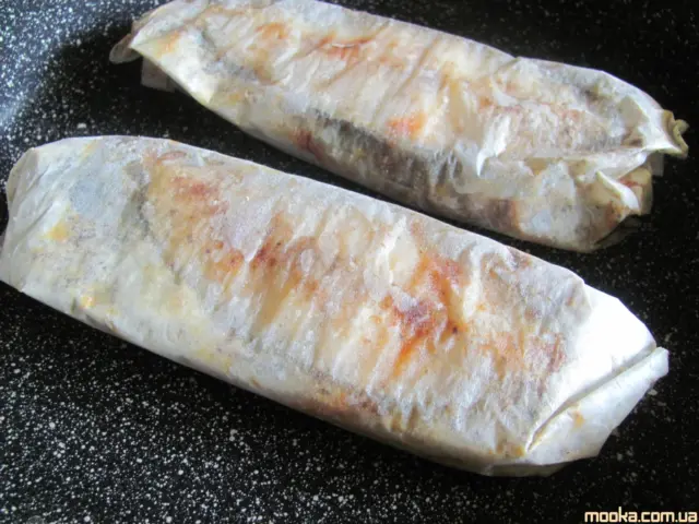 Рыба сочная в бумаге для жарки