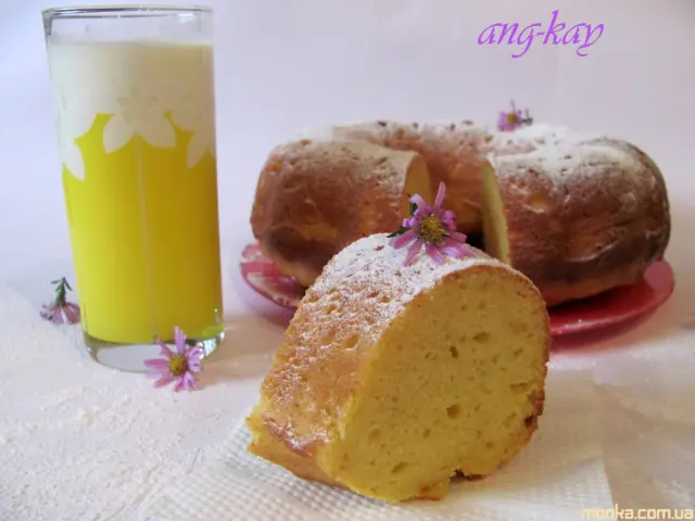 Кекс кукурузный заварной Bolo de fubá
