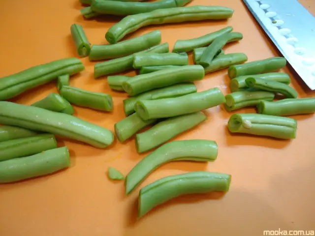 Маринованная стручковая фасоль