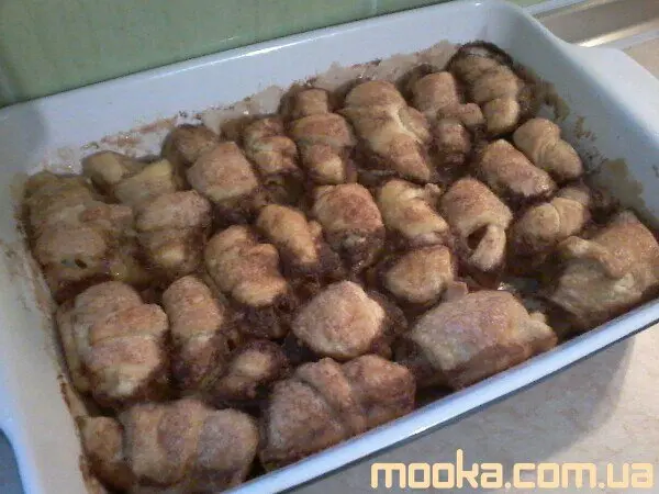 Слойки с яблоками и спрайтом