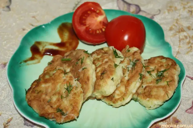 Оладьи кабачковые дрожжевые