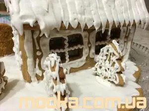 Украшаем пряничный домик