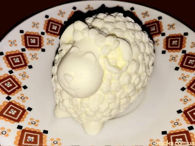 Баранчик (Агнец) из сливочного масла на Пасху