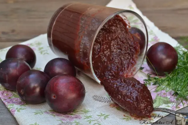 Паста из алычи (сливы)