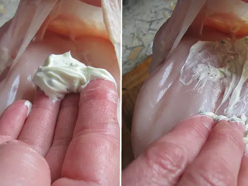 Куриная грудка, запеченная с апельсинами и тимьяном