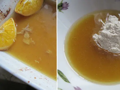 Куриная грудка, запеченная с апельсинами и тимьяном